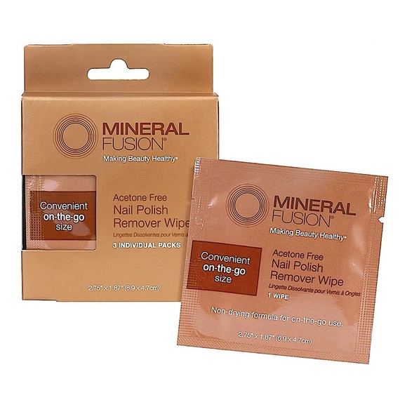 3/$10 Mineral Fusion Acetone Free Nail Polish Remover Wipes - Picture 5 of 5